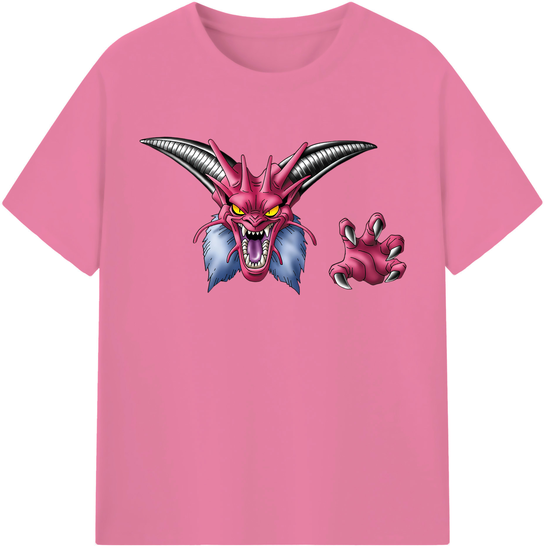 （画像用） ドラゴンクエスト Doragon Kuesuto Dragon Quest 綿100％半袖Tシャツ（フロントプリント）